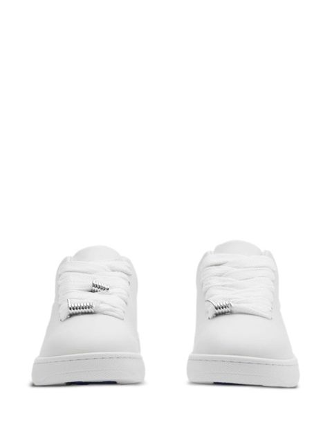 Burberry Box leather sneakers - White