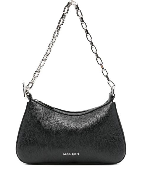 Alexander McQueen T-Bar leather shoulder bag - Black - zdjęcie produktu nr 1