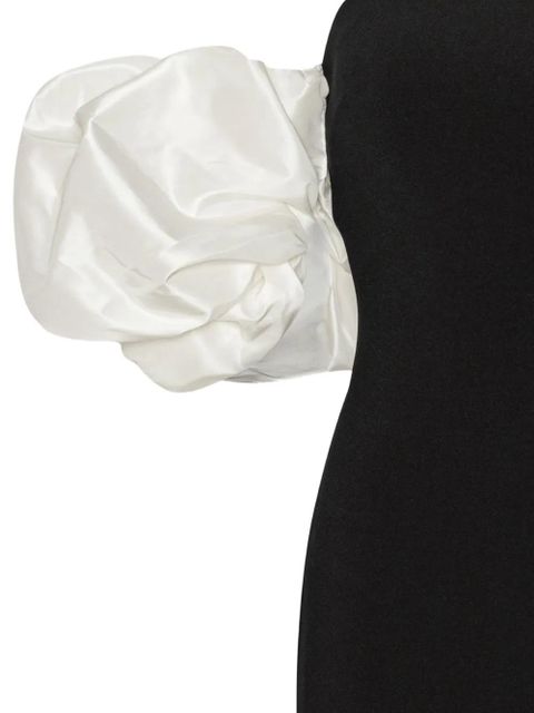 ROTATE BIRGER CHRISTENSEN puff sleeve maxi dress - Black