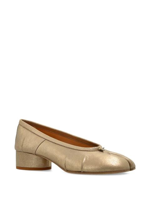 Maison Margiela 350mm block-heel pumps - Gold