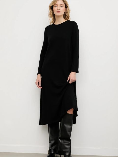 Answear.LAB sukienka kolor czarny mini rozkloszowana - zdjęcie produktu nr 1