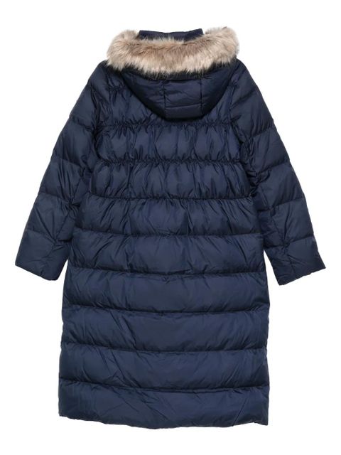 Lauren Ralph Lauren fur hooded coat - Blue