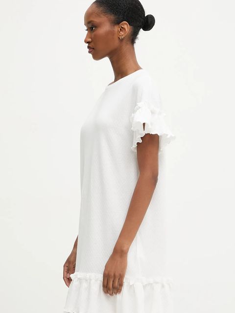 Answear.LAB koszula nocna bawełniana damska kolor beżowy bawełniana