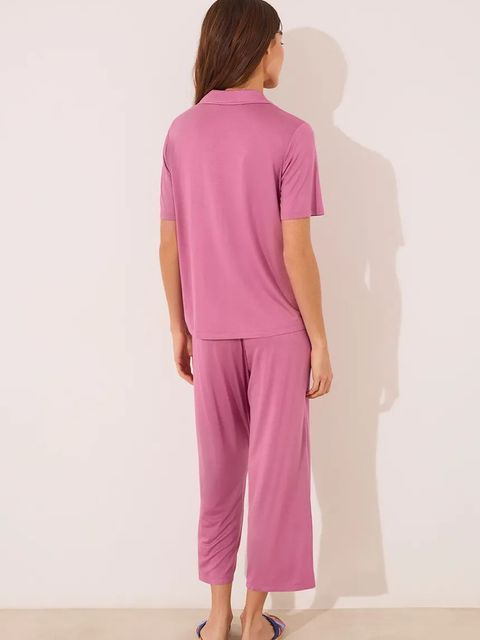 women'secret piżama damska kolor różowy 3599226