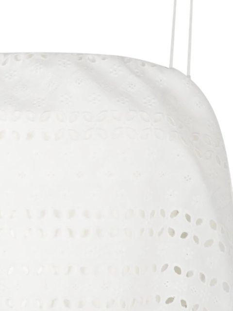 Faithfull the Brand broderie scalloped top - White