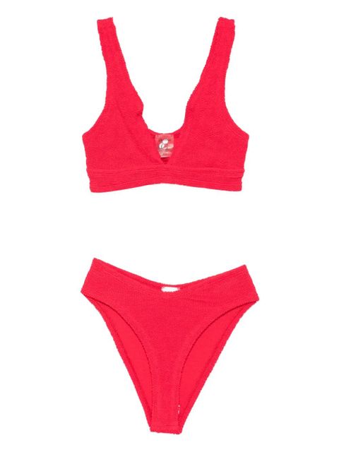 Hunza G Angel textured-finish bikini set - zdjęcie produktu nr 1