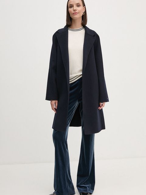 Joseph Ribkoff spodnie dresowe welurowe kolor turkusowy gładkie 234289F24 - zdjęcie produktu nr 2