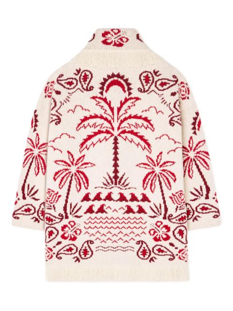 Alanui Glimpse Of Eden cardigan - White