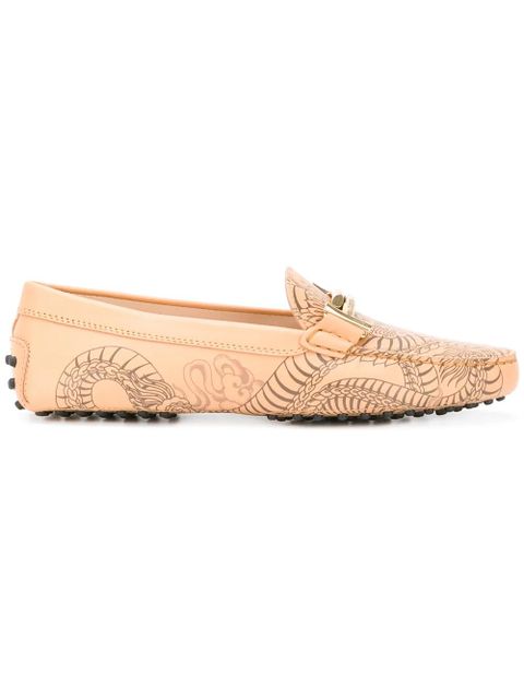 Tod's tattoo dragon loafers - Neutrals - zdjęcie produktu nr 1