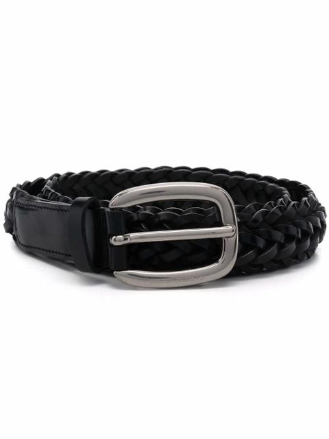 Golden Goose interwoven leather buckle belt - Black - zdjęcie produktu nr 1