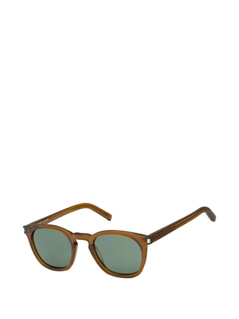Saint Laurent Bold 28 round-frame sunglasses - Brown - zdjęcie produktu nr 2