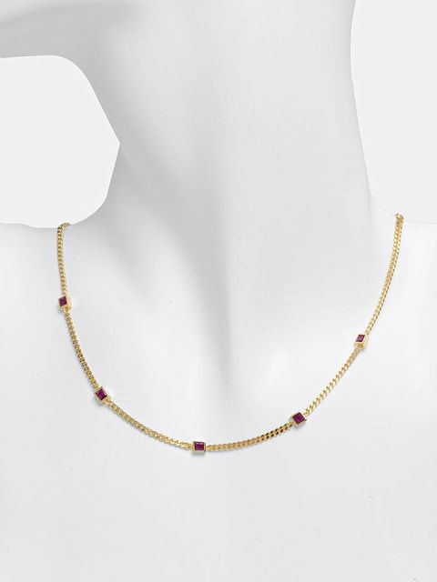 Answear.LAB naszyjnik ze srebra 925 pozłacanego 18k złotem - zdjęcie produktu nr 2