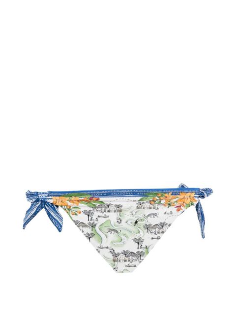 FARM Rio graphic-print bikini bottom - White - zdjęcie produktu nr 2