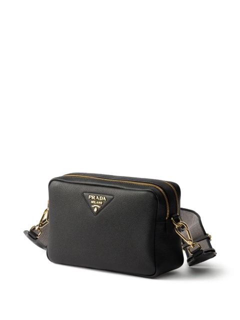 Prada small leather shoulder bag - Black
