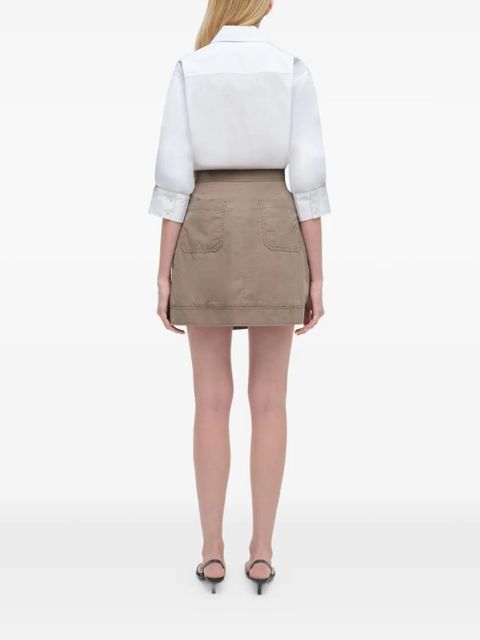 Simkhai Fraser long-sleeve mini skirt - Neutrals
