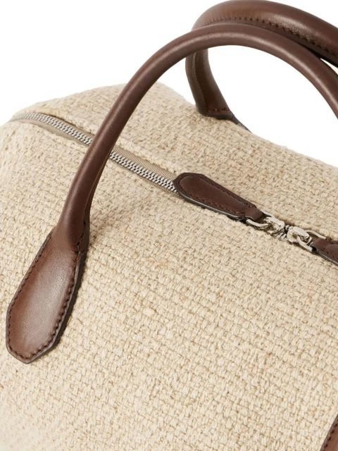 The Row handle zip tote bag - Neutrals