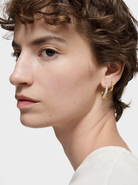 Tous kolczyki ze srebra pokrytego złotem 1950 1004242600