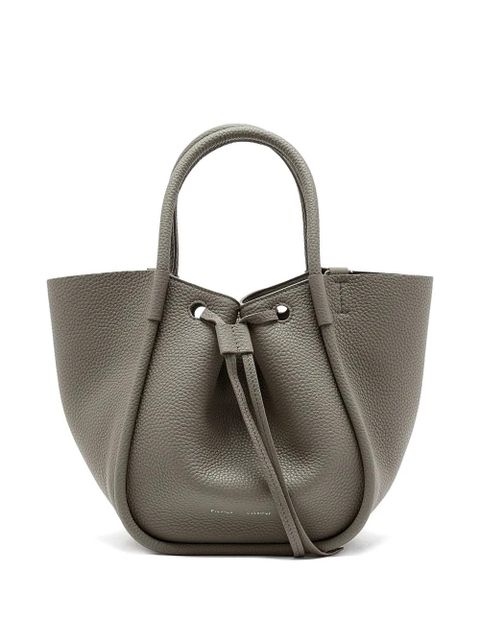 Proenza Schouler small Ruched drawstring top-handle tote bag - Grey - zdjęcie produktu nr 1
