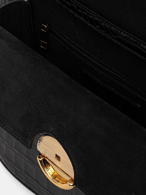 Furla torebka skórzana kolor czarny WB01355.BX3178.O6000