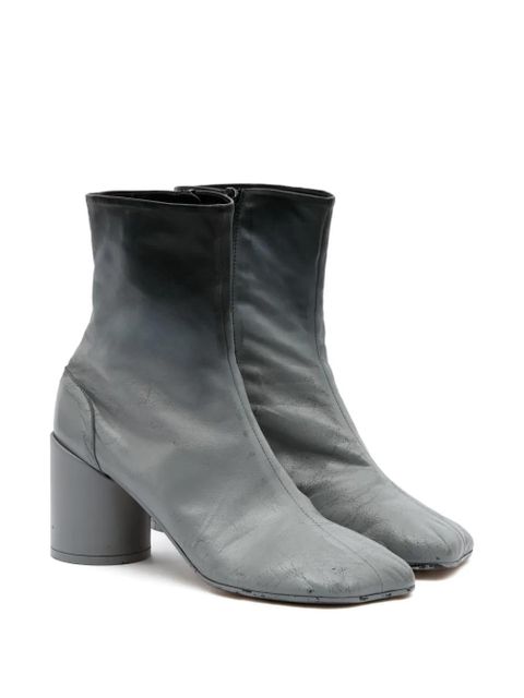 MM6 Maison Margiela leather ankle boots - Grey - zdjęcie produktu nr 2