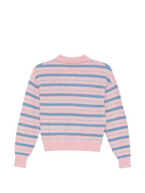 Guest In Residence striped polo top - Pink - zdjęcie produktu nr 2