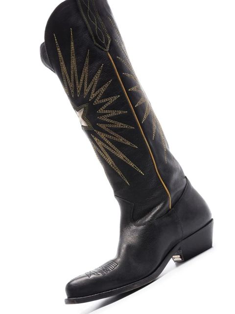 Golden Goose Wish Star mid-calf boots - Black - zdjęcie produktu nr 2