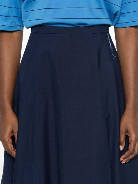 Marni wool midi skirt - Blue