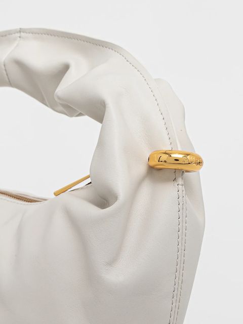 Furla torebka skórzana kolor beżowy WB01676.BX3168.1704S1002