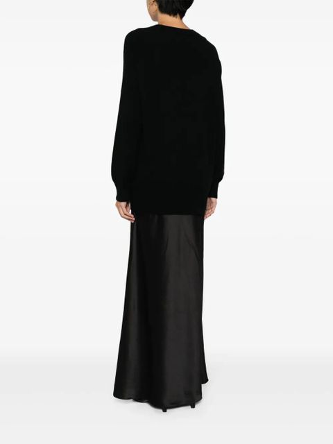 Christopher Esber Monument layered cashmere dress - Black