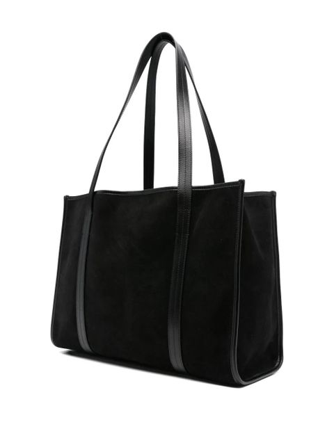 SANDRO suede tote bag - Black - zdjęcie produktu nr 2