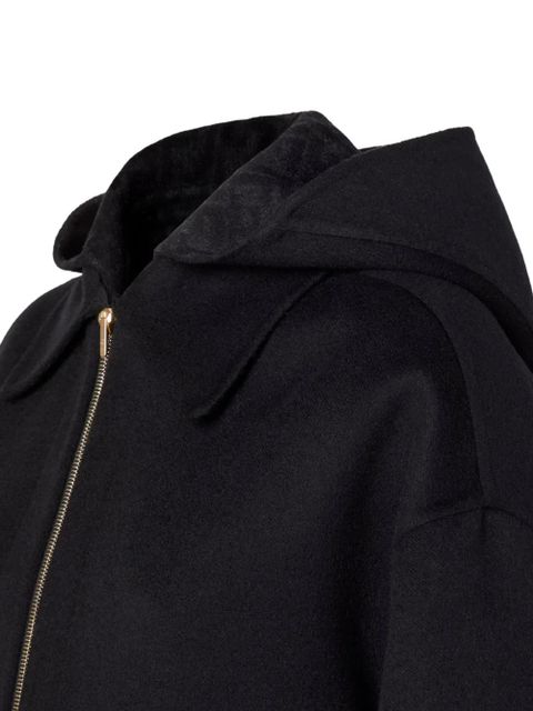 FENDI hooded zip-up jacket - Black