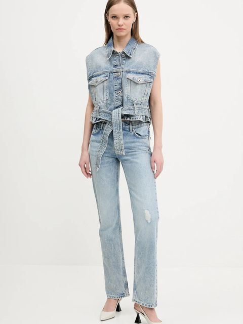 Hugo Blue bezrękawnik jeansowy - zdjęcie produktu nr 1