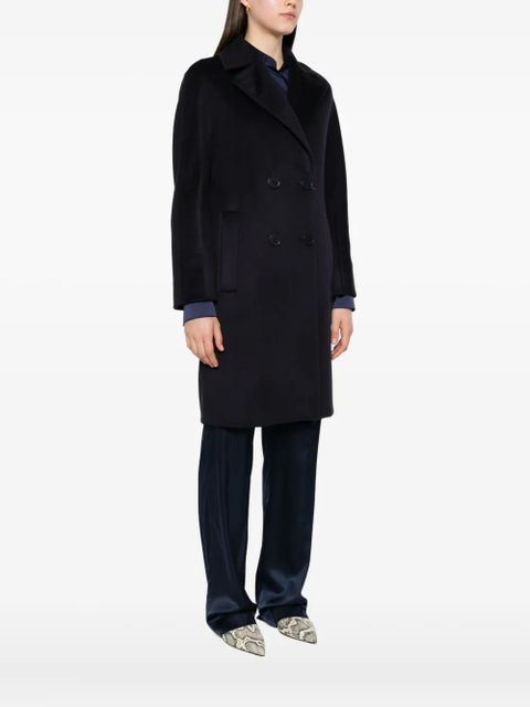Max Mara double-breasted wool coat - Blue