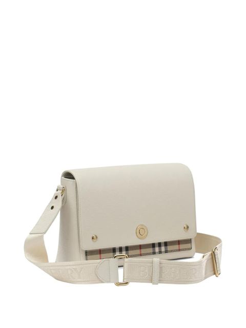 Burberry Note leather shoulder bag - Neutrals