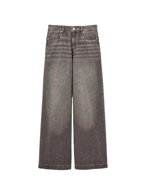 Ba&Sh Yusc wide-leg trousers - Grey - zdjęcie produktu nr 1