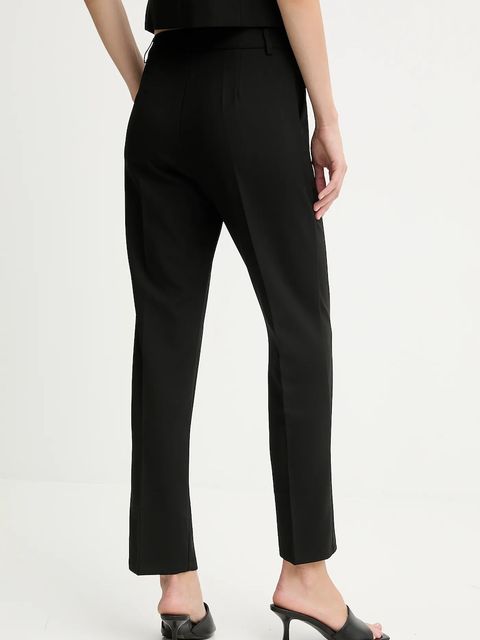 Answear.LAB spodnie damskie kolor czarny proste high waist