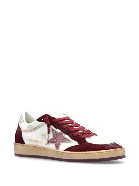 Golden Goose Ballstar star-appliqué low-top sneakers - Red - zdjęcie produktu nr 2