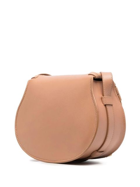 Chloé small Marcie whipstitch crossbody bag - Brown - zdjęcie produktu nr 2