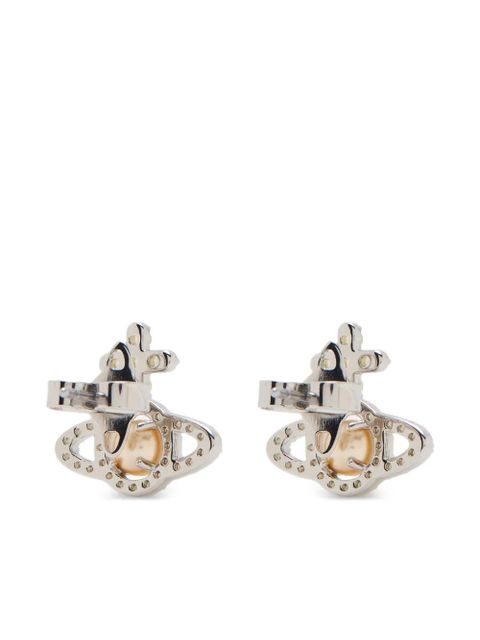 Vivienne Westwood Olympia Pearl earrings - Brown