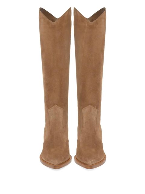 Gianvito Rossi 45mm Waylon boots - Brown