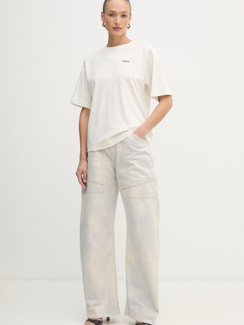 BOSS Orange t-shirt damski bawełniany C Eregular 6 - zdjęcie produktu nr 1