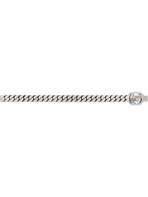 Gucci Interlocking G hair slide - Silver - zdjęcie produktu nr 1