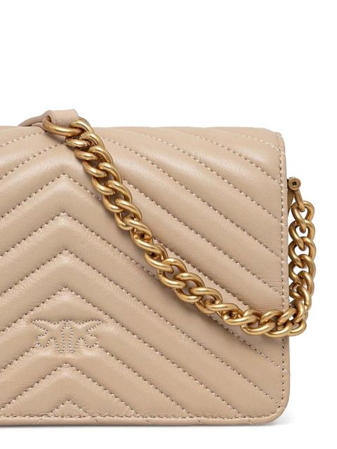 PINKO mini Love Click cross body bag - Brown - zdjęcie produktu nr 2