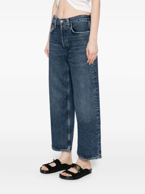 AGOLDE Arc cotton jeans - Blue