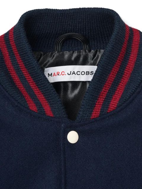 Marc Jacobs snap-fastening varsity jacket - Blue