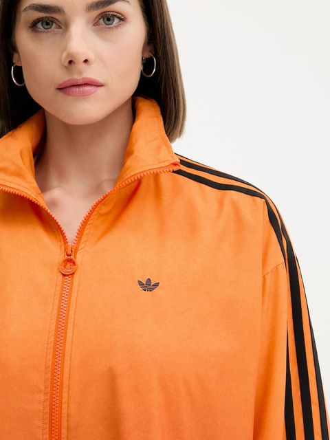 adidas Originals bluza damska kolor pomarańczowy z aplikacją JW7259
