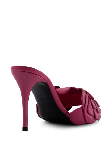 Valentino Garavani 105mm flower heeled sandals - Pink