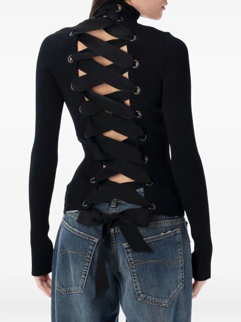 Balenciaga ribbed jumper - Black
