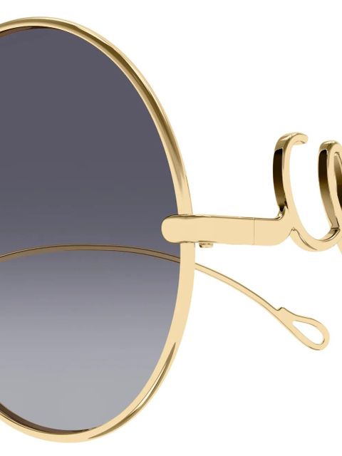 Chloé Eyewear round-frame sunglasses - Gold