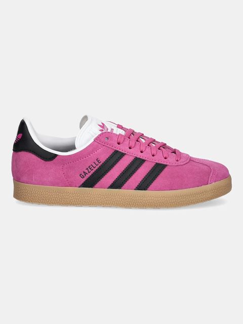 adidas Originals sneakersy zamszowe Gazelle damskie kolor różowy JS1382